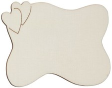 Legno Scudo Con Cuore Immagine