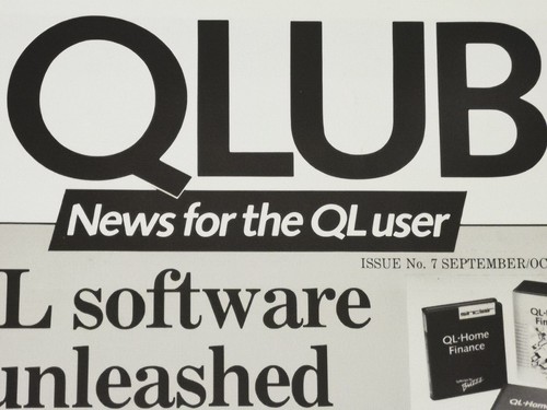 Sinclair qlub magazine - sinclair, ql