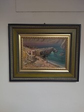 Quadro olio Paesaggio Marino