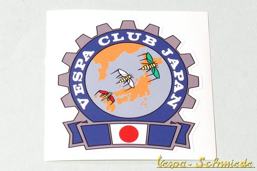 Adesivo decorativo vespa club - "vespa,