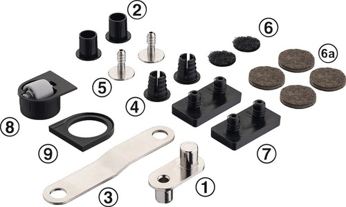 Set tavolo girevole - set, soluzione