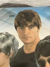 Parrucca capelli castani - capelli,