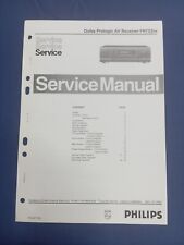Dolby Prologic AV Receiver PHILIPS FR752 Vintage SERVICE MANUAL ORIGINALE Schemi