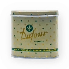 ND * Scatola, Barattolo in Latta "Dufour, Caramelle Menta" (B)