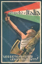 Artista Sironi Futurismo Fascismo Adv. Popolo Italia PIEGHE ANGOLARI pc HR2362