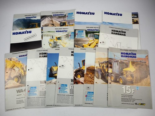 16x brochure komatsu pala - brochure,