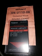 ROLAND  CARD SN-U110   06  X  U110/U220/D70/ ECC.
