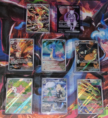 Lotto carte pokemon mewtwo - carte,
