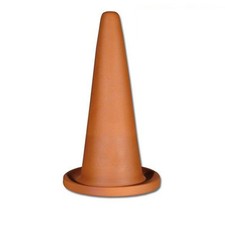 Cono per Discus in Terracotta Large Misure Base 15x30H cm Cod. RB-26171