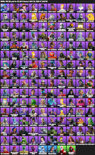 158 account skinned - 💸🔥,