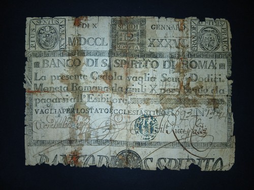 Scudi banco santo spirito - 12,