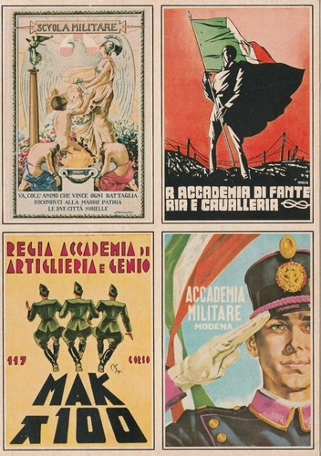 Cartolina accademia militare - accademia,