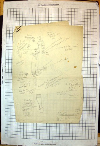 Antica stampa disegno matita - antica,