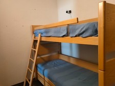 struttura letto a castello, separabile, con cassetti