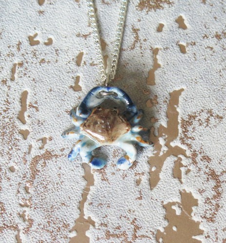 Blu granchio porcellana - blu,