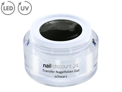 Transfer fogli unghie gel nero - gel,