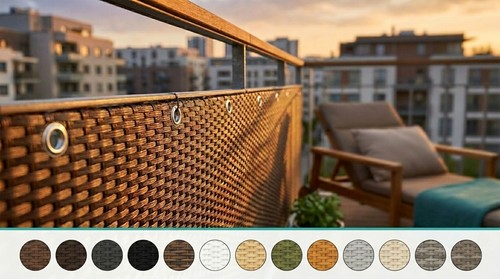 Rivestimento balcone rattan - rivestimento, in