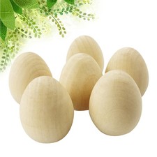  5 Pezzi Vergini In Legno Uova