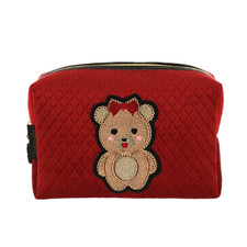 NECESSAIRE L TEDDY CHIC ROSSO
