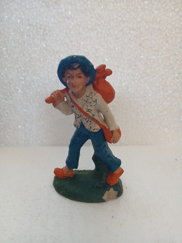Personaggio presepe vintage - presepe,