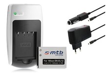 Caricabatteria + Batteria EN-EL12 per Nikon Coolpix S6000 S8000