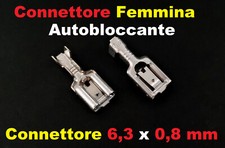 10x Terminale Faston Femmina