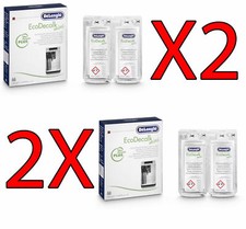 2X DELONGHI DECALCIFICANTE  ECODECALK SAECO ARIETE GAGGIA NESPRESSO 2x100ml 