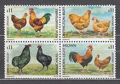 Uruguay posta 2001 yvert - -,