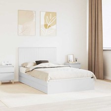 Letto con Contenitore con testiera Legno multistrato moderno Funzionale vidaXL