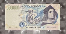 500000 Lire Raffaello