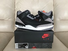 NIKE AIR JORDAN 3 RETRO "Black