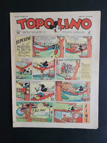 Topolino giornale 712 anno - giornale, n