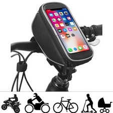 Supporto per Cellulare Impermeabile Bicicletta Moto Manubrio Scooter