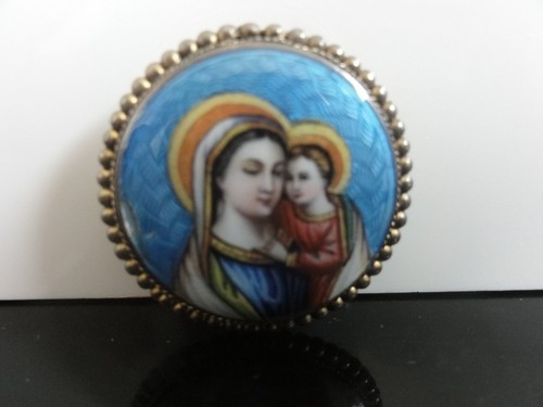 Antica spilla firmata argento