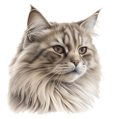 Adesivi gatto siberiano - adesivi,