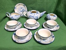 Servizio da Tè in Ceramica di Albisola Manifattura "SPIGA"