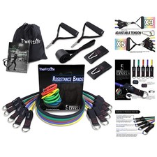 Set Completo Allenamento Fascia Resistenza - Include Maniglie, Ancoraggio Porta e Cinghie