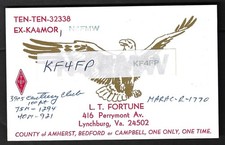 Scheda radio CB QSL "KF4FP