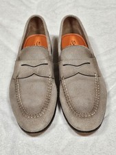 Mocassino Santoni US 10,5 - Camoscio brunito Carlos - Autentico - di Neiman Marcus