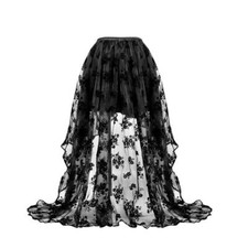 Gonna gotica steampunk pizzo