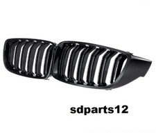 Bmw Serie 4 F32 F33 F36 F82 F83 Griglia Anteriore Look M4 Doppia Fascia Nero