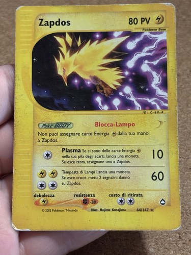 Zapdos 147 rara set - zapdos, 44/147