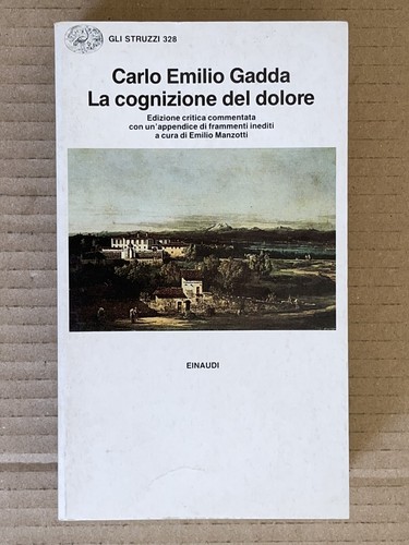 Gadda cognizione del dolore - gadda,