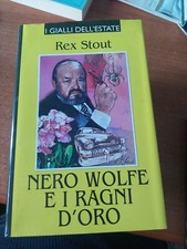 Libro Nero Wolfe e i ragni d'oro Rex Stout I Gialli d'estate Famiglia Cristiana