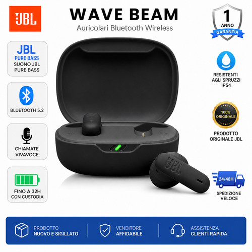 Jbl wave flex auricolari - flex,