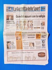 GAZZETTA DELLO SPORT 3 MAGGIO