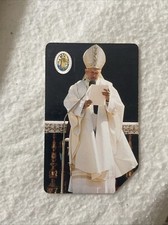 Scheda telefonica rara Papa