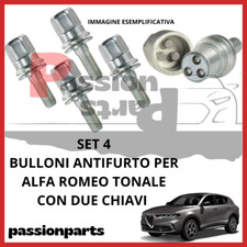 KIT 4 BULLONI ANTIFURTO CERCHI