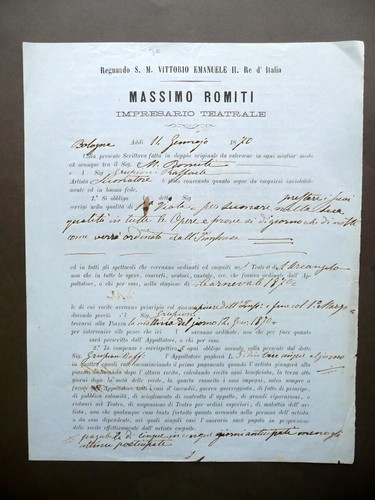 Contratto impresario teatrale - impresario,