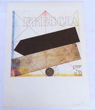 Fotolitografia GIO' POMODORO Il Sagittario Bolaffiarte FIRMATA NUMERATA Bolaffi